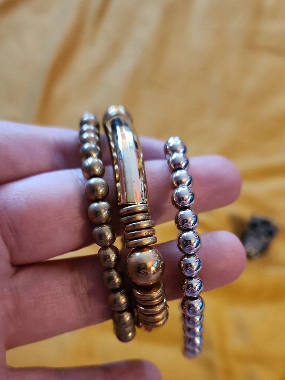 Stretch Adjustable Jewelry Set- Braclets And Rings FINAL PRICE - Picture 4 of 5